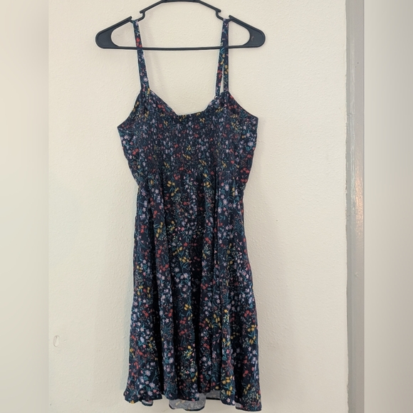 Old Navy Navy Blue Floral Mini Dress - Picture 5 of 5
